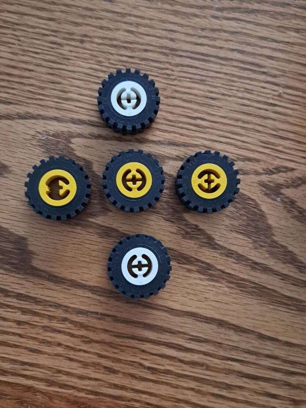 Set of 5 Lego Tires Replacement Parts for Lego Vehicles Cars Trucks